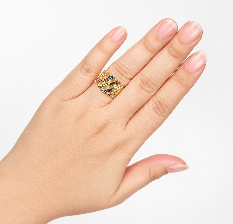 Merchant9 Cincin Emas Kait Dimensi 2C L:1.3CM