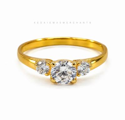 Merchant9 Cincin Emas Permata 916- M6268 solitaire