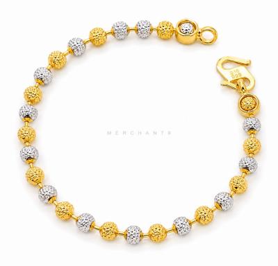 Merchant9 Rantai Tangan Biji Sawi Diamond Cut 2C L:0.4CM