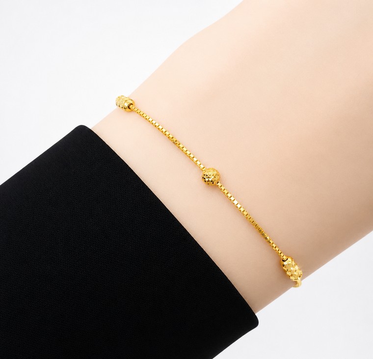 Merchant9 Rantai Tangan Box Chain Candy Buluh Honeycomb L:0.25CM