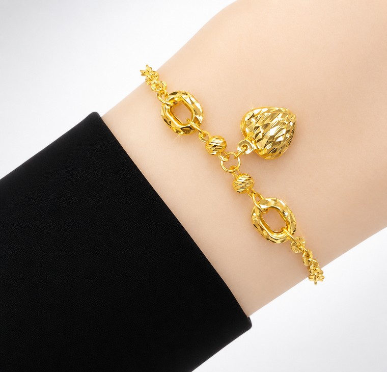 Merchant9 Rantai Tangan Choker Polo Candy Sauh Love L:0.25CM