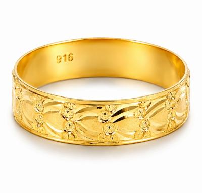 Merchant9 Cincin Emas Belah Rotan Siput Wave