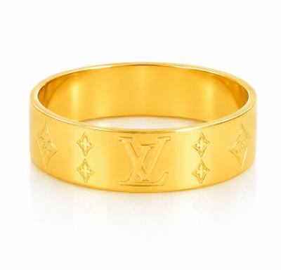Merchant9 Cincin Emas Belah Rotan LouV Polish L:0.6CM