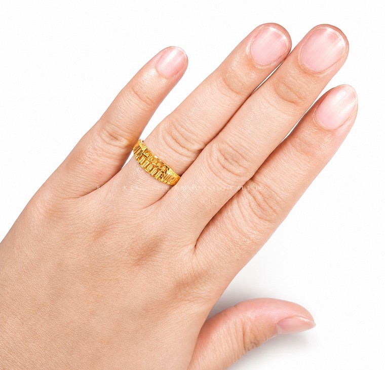 Merchant9 Cincin Emas Sempoa L:0.6CM