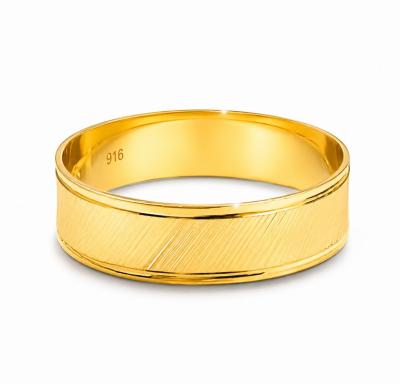 Merchant9 Cincin Emas Belah Rotan Line