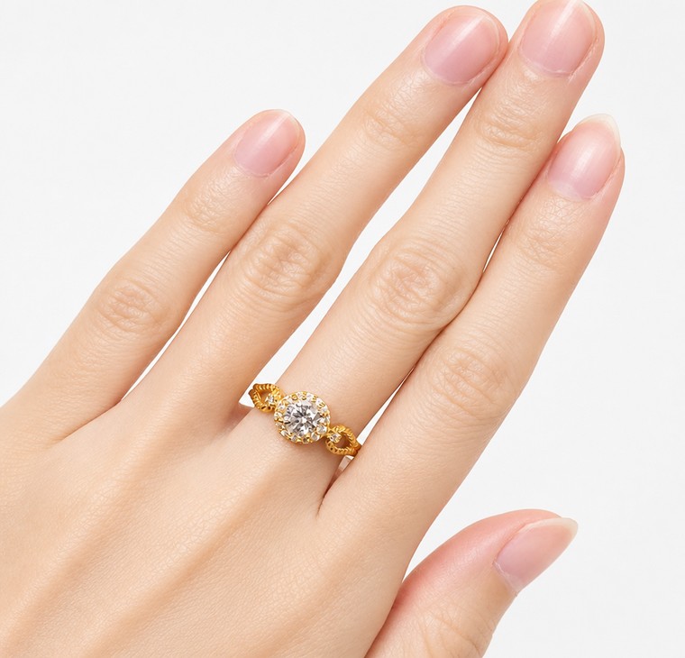 Merchant9 Cincin Emas Permata Cera CR9124