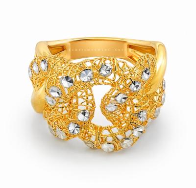 Merchant9 Cincin Emas Gajah Kerawang 2C L:1.75CM