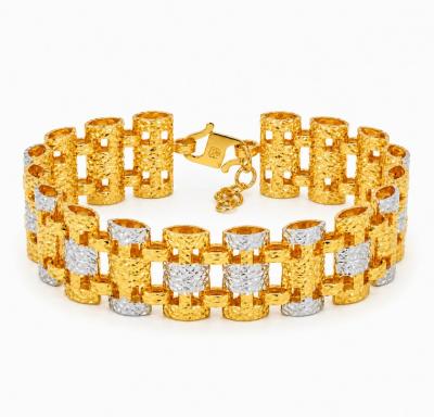 Merchant9 Rantai Tangan H Double Kendi Polish Dimensi 2C L:1.5CM