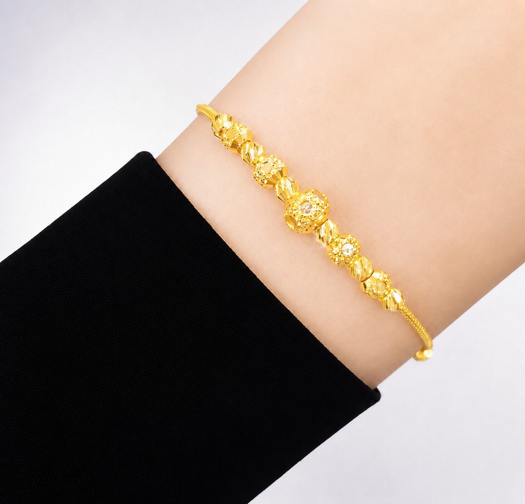 Merchant9 Rantai Tangan Mesin Box Choker Candy Dot Dimensi L:0.5CM