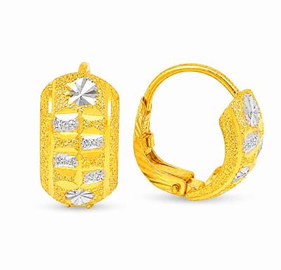 Merchant9 Subang Katup Leaf Star Pasir Chrome L:0.7CM