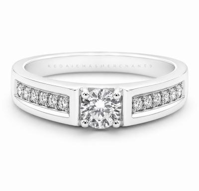 Merchant9 Cincin Perak Batu Putih 3561