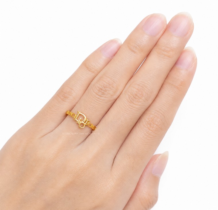 Merchant9 Cincin Emas Sauh DR Polish L:0.6CM