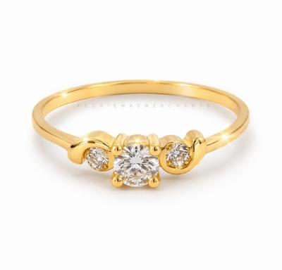 Merchant9 Cincin Emas Permata 6571 solitaire