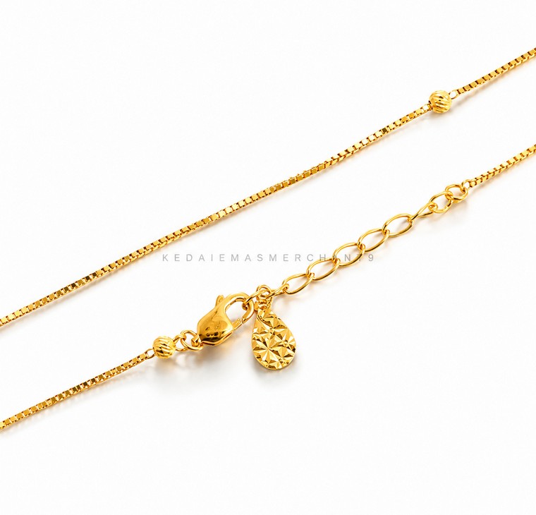 Merchant9 Rantai Leher Box Chain Candy Dimensi Muffin
