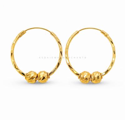 Merchant9 Subang Ring Boba Double Dia:1.6CM