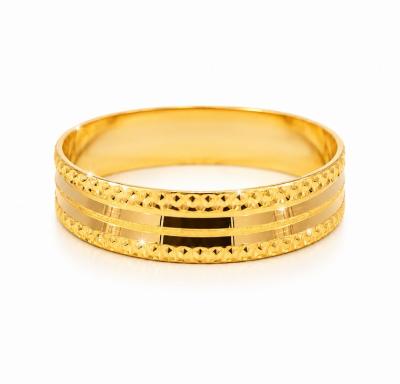 Merchant9 Cincin Emas Belah Rotan Line L:0.5cm