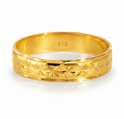 Merchant9 Cincin Emas Belah Rotan Dimensi L:0.45CM