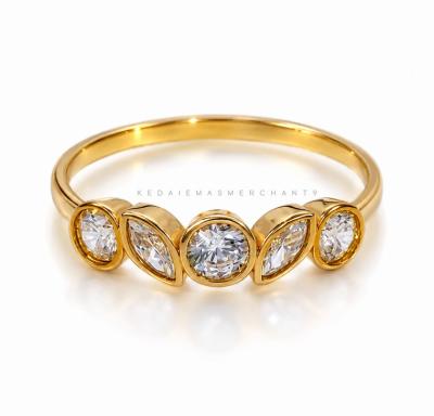 Merchant9 Cincin Emas Permata Cera BR9002