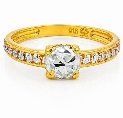 Merchant9 Cincin Emas Solitare Diamond Cut 2C L:0.5CM