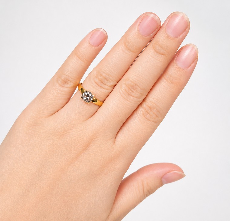 Merchant9 Cincin Fesyen Diamond Cut Polish