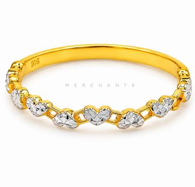 Merchant9 Cincin Emas Love Chrome Minimalist