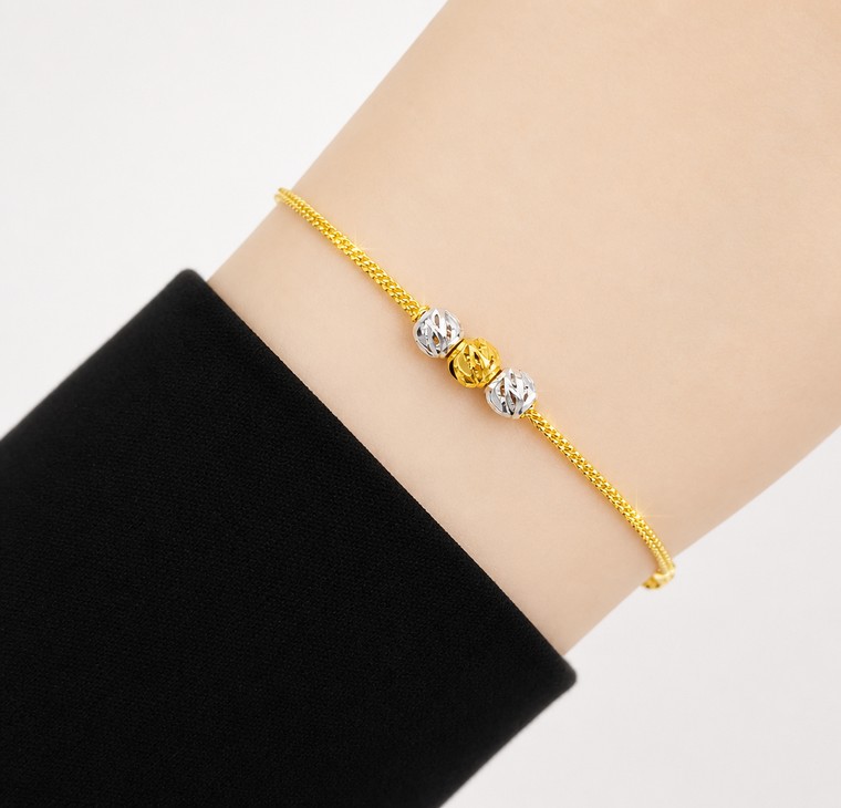 Merchant9 Rantai Tangan Choker Mesin Box Candy Kerawang 2C L:0.4CM