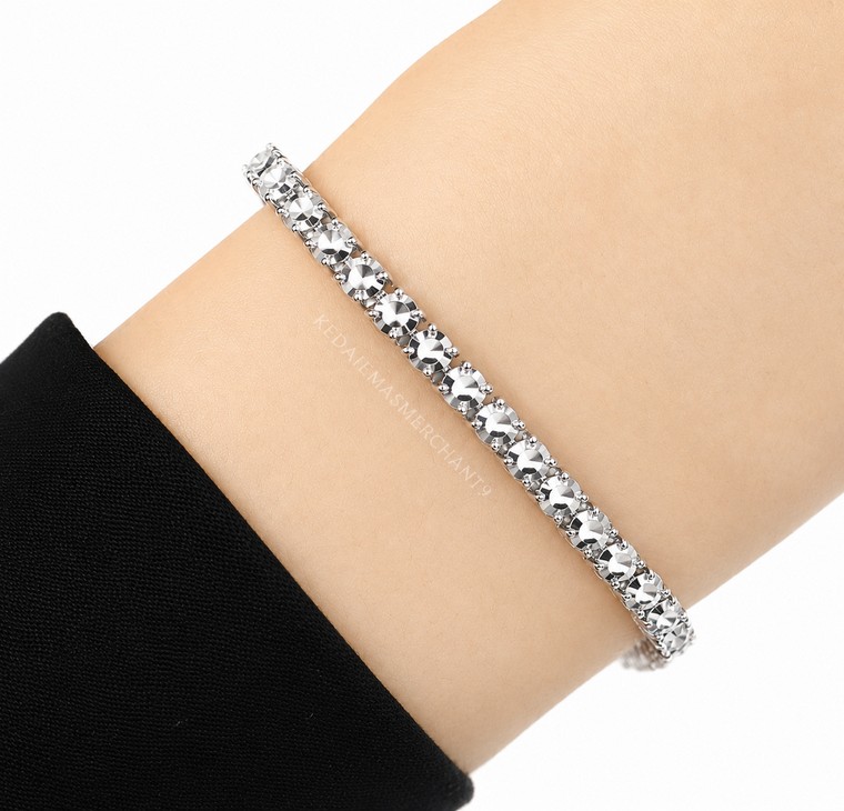 Merchant9 Rantai Tangan LOUISE Diamond Cut Full 2C L:0.4CM