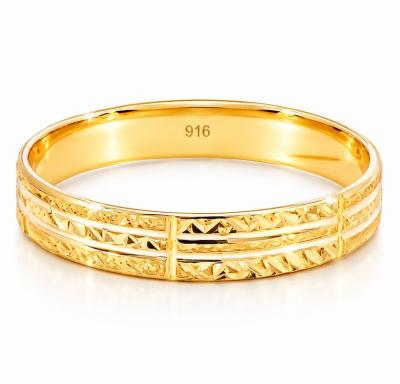 Merchant9 Cincin Emas Belah Rotan Box Dimensi Pasir L:0.35CM