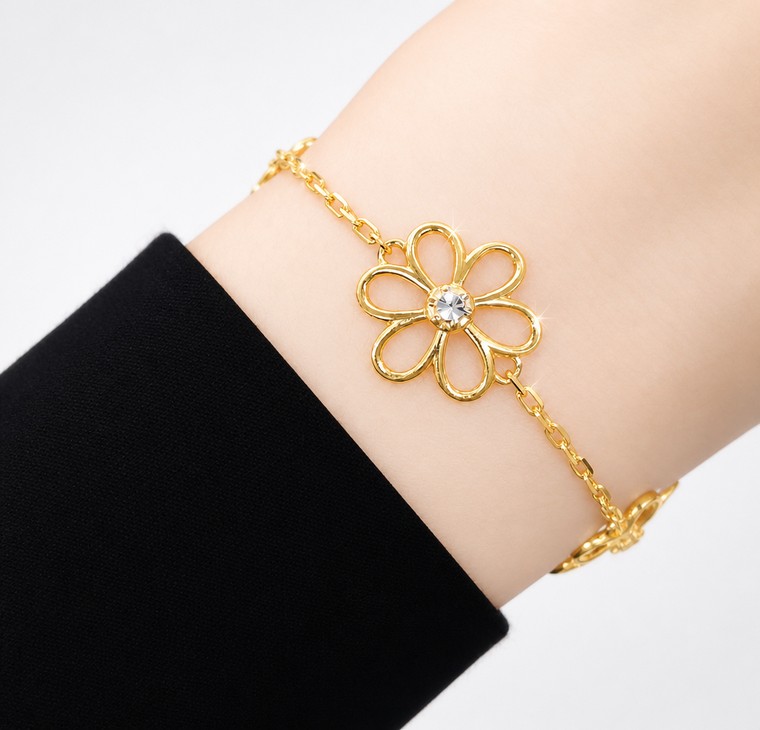 Merchant9 Rantai Tangan Sauh Daisy 2C L:1.6CM