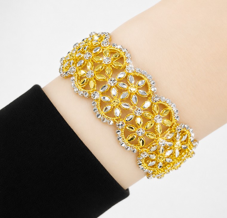 Merchant9 Rantai Tangan Florence Scallop 2C L:2.1CM