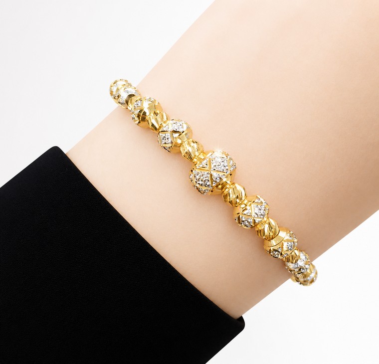 Merchant9 Rantai Tangan Choker Candy Nonagon 2C L:0.7CM
