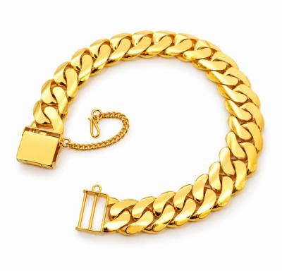 Merchant9 Rantai Tangan Benson Hi-Polish Padu L:1.4CM (Klip Petak)