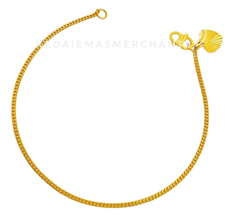 Merchant9 Rantai Tangan Mesin Padu L:0.1CM