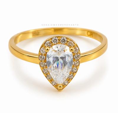 Merchant9 Cincin Emas Permata Cera M9085 Eyedrop
