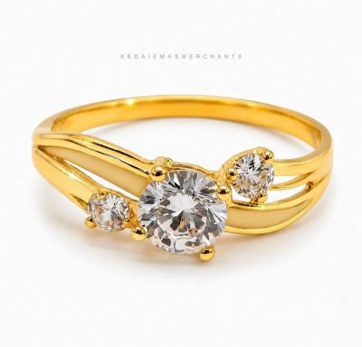 Merchant9 Cincin Emas Permata Solitaire 6120