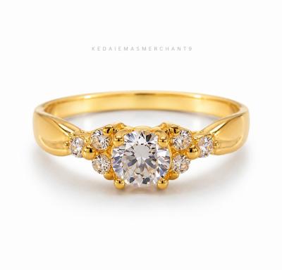 Merchant9 Cincin Emas Permata 916-M6160 solitaire