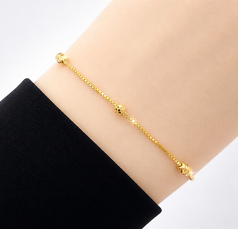 Merchant9 Rantai Tangan Box Chain Candy Honeycomb Bullet L:0.25CM