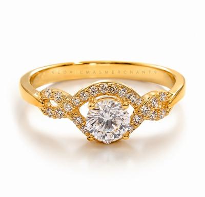 Merchant9 Cincin Emas Permata 916- M6354
