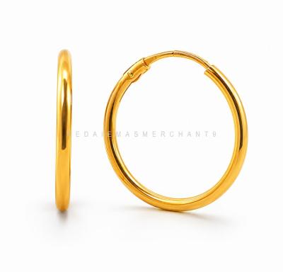 Merchant9 Subang Ring Polish DIA:1.2CM