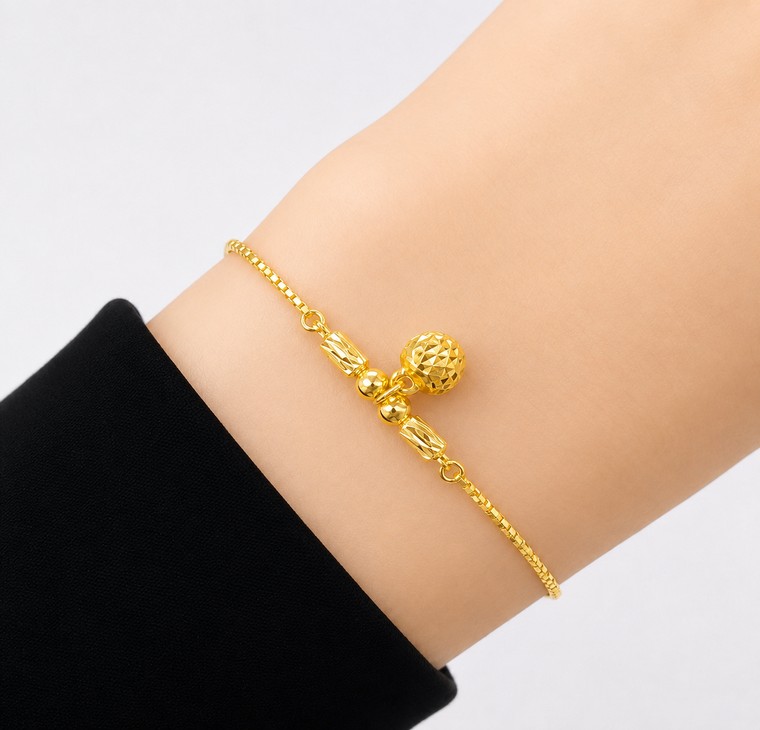 Merchant9 Rantai Tangan Box Buluh Gantung Love