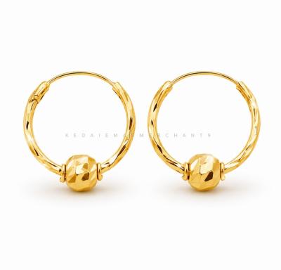 Merchant9 Subang Ring Boba Dimensi Dia:1.1CM
