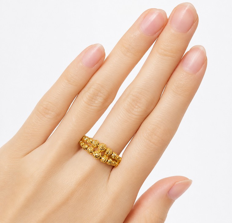 Merchant9 Cincin Emas Boba Disco 2L L:0.75CM