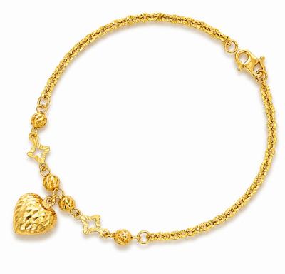 Merchant9 Rantai Tangan Choker Polo Star Candy Kerawang Love L:0.25CM