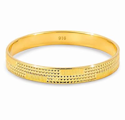 Merchant9 Cincin Emas Belah Rotan Tetris L:0.25CM