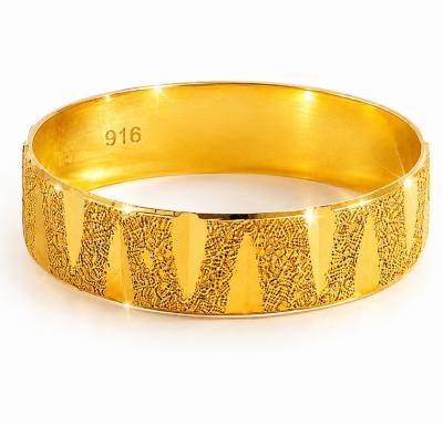 Merchant9 Cincin Emas Belah Rotan Wood Pasir L:0.5CM