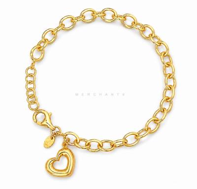 Merchant9 Rantai Tangan Sauh Oval Love L:0.5CM