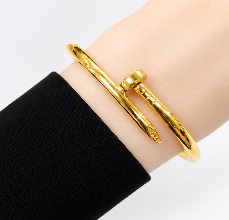 Merchant9 Gelang Oval Paku Polish L:0.4CM