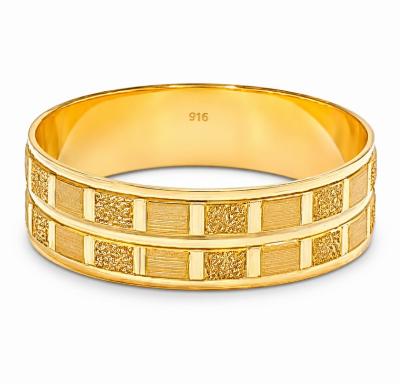 Merchant9 Cincin Emas Belah Rotan Tetris Pasir