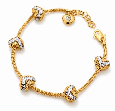 Merchant9 Rantai Tangan Belut Love V 2C L:0.2CM