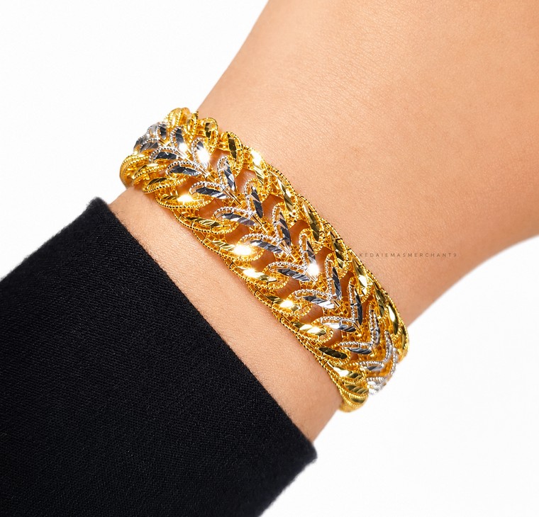 Merchant9 Rantai Tangan Ovelle Net 2L Chrome L:1.6CM (Klip Slide)